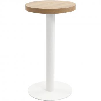 Mesa de bistró MDF marrón claro 40 cm