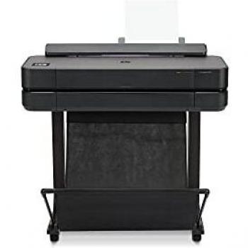 Impresora Plotter de Gran Formato HP DesignJet T650, de 24 pulgadas, hasta A1, Impresión Móvil, Wi-Fi, Gigabit Ethernet, USB 2.0 de alta velocidad, Garantía de 2 años