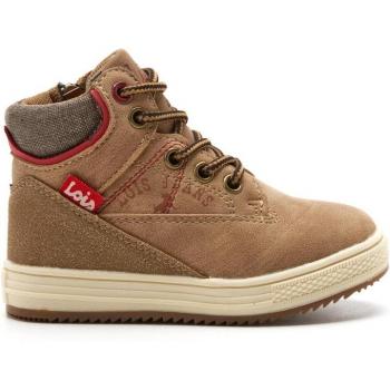 Botines de niño Lois 46185 en sintético marrones con plantilla anatómica transpirable