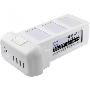 Batería LiPo PHA-3 de 15.2V y 4.5Ah para drones DJI Phantom 3 Professional y Advance, capacidad de 4500mAh/68.40Wh, color negro