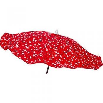 Babyline Estrellitas - Sombrilla, unisex, color rojo