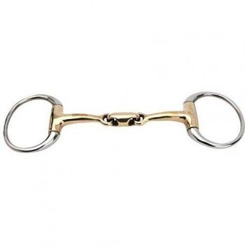 Horka doble articulado. eggbuttbit GB 14 mm, Goldbrass, 11.5cm