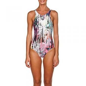 ARENA W Piece Bañador Deportivo Mujer One Riviera, Black-Multi, 32