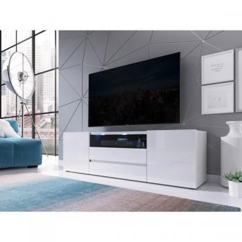 Mueble TV Nashville 114, LED, Wotan roble, 137 x 43 x 35 cm