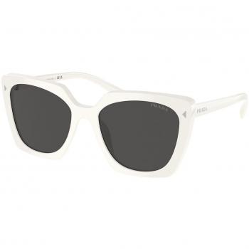 Prada PR 23ZSF Asian Fit Women's Sunglasses White Size 55