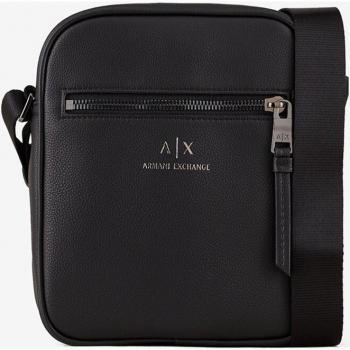 Bandolera Armani Exchange en negro con bolsillo frontal