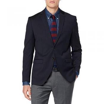 SELECTED HOMME Slhslim-mylobill B Noos Chaqueta de Traje, Azul