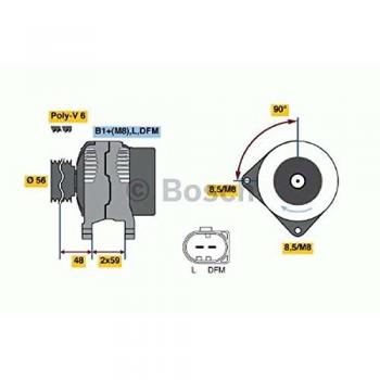 Bosch 986041500 Alternador