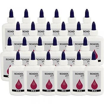 Pegamento escolar líquido, 100 ml, 24 unidades