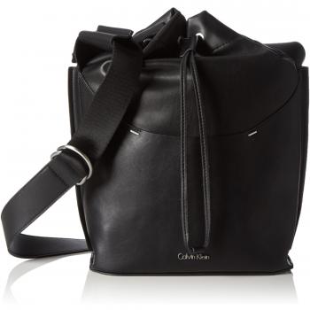 Calvin Klein Jeans Sash4 Bucket Bag, Bolsa de Hombro para Mujer, Negro
