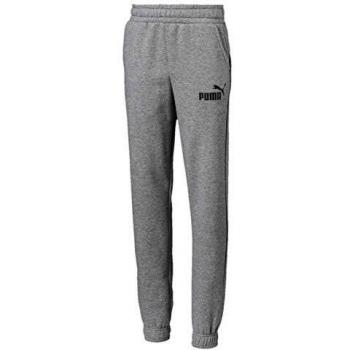 Puma ESS Logo Sweat Pants FL Cl B Pantalón, Niños, 852107, Gris Medio, 140