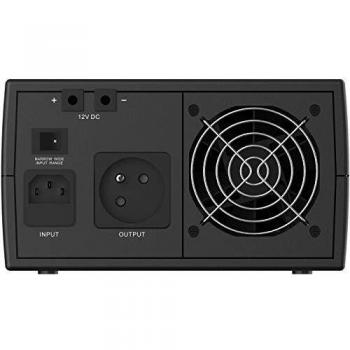 Inversor PowerWalker 650 SW con sistema de alimentación ininterrumpida (UPS) en modo Standby (Offline) de 0,65 kVA y 325 W con 1 salida AC