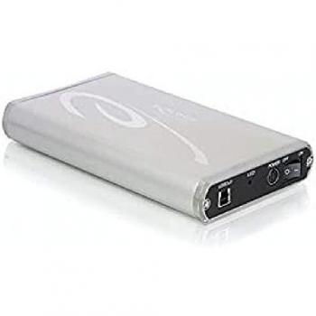 DeLOCK 42478 Caja para Disco Duro Externo Gris 3.5 SATA HDD USB 3.0, Cable Incluido