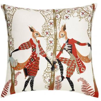 Iittala Tanssi Funda de Almohada, Cubierta de Almohada, Funda, Almohada, Cubierta, 53% Lino / 47% Algodón, Multicolor, 50 cm, 1016081