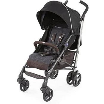 Chicco Liteway 3 Silla Paseo Ligera y Plegable desde 0 Meses hasta 22 Kg, Carrito de Bebé Compacto y Reclinable, Posición para Dormir, Cierre Tipo Paraguas y Capota Convertible, Azul