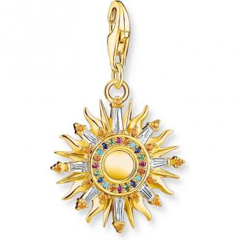 Women's Charms Charm Club Gold Plated Sun Charm 1935-488-7