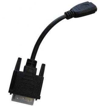 Nilox NX080200102 adaptador de cable HDMI DVI-D Negro - Adaptador para cable