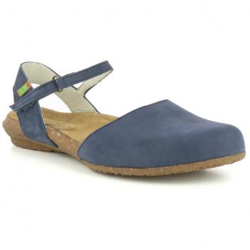 Sandalias de mujer El Naturalista en piel azul