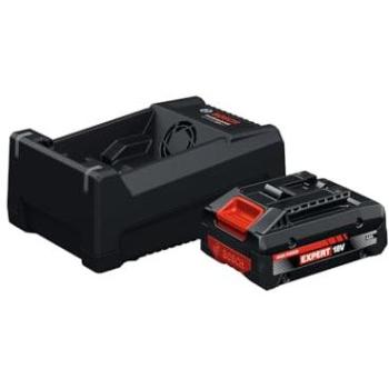 Set de Energía Bosch EXPERT 18V (Batería EXBA 18V-40 + Cargador Rápido GAL 12V/18V-80) - 4 Ah, Sin Cable, Alta Potencia