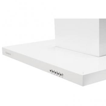 Campana Decorativa Horizontal Corberó VOSTOK660W - 60 cm, 648 m3/h, Clase A, 3 Velocidades, Filtro de Aluminio y Carbón, Color Blanco