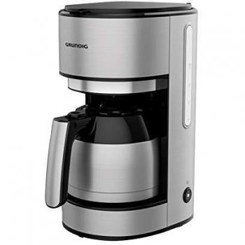 GRUNDIG Cafetera con jarra térmica y potente 1000 W, acero inoxidable.
