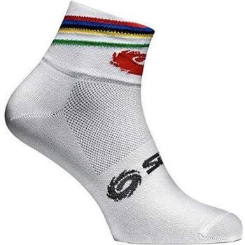 Sidi Calcetines Poly Arco Iris, Adultos Unisex, Blanco