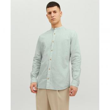 Camisa Jack&Jones Summer verde de lino para hombre
