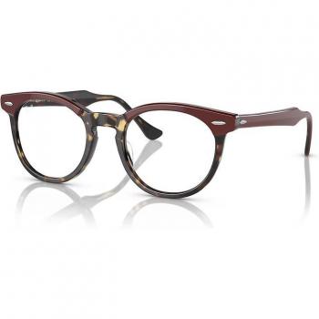 Ray-Ban Eagleeye 0RX5598 8250 51 Bordeaux Round Unisex Eyeglasses