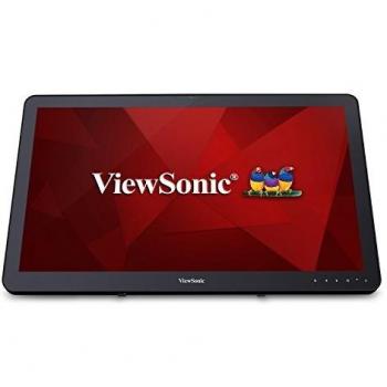 ViewSonic TD2430 24-inch Full HD 10-Point Touch LED Monitor with VGA, HDMI, DisplayPort, Eye Care for Remote Collaboration