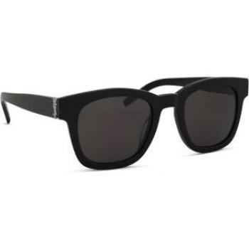 Saint Laurent Monogram Large Sunglasses Black 49 MM