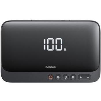 Arrancador de batería 4 en 1 Baseus Super Energy 600A con linterna, powerbank de 6000mAh y compresor - Negro