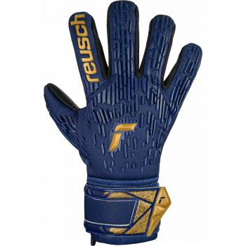 Reusch Guantes de Portero Attrakt Freegel Silver Junior con Evolution Negative Cut y excelente agarre, talla 7