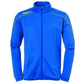 uhlsport Stream 22 Classic Jacket Chaqueta De Poliéster con Cuello Alto, Unisex niños, Azure Blue/Lime Yellow, 116