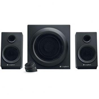 Logitech Z333 - Sistema de Altavoces 2.1 con Subwoofer, Potencia de 40W, Color Negro