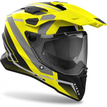 Casco de Moto Airoh Commander 2 Mavick Giallo Opaco Talla M