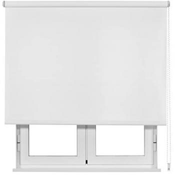 Estor Enrollable Traslúcido Básico Blanco 90x250 cm - Fabricado en España - Garantía 5 Años