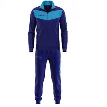 Givova Chándal Visa Triacetato Azul/Turquesa Niño Unisex 5XS