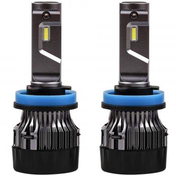 Bombilla H11 LED Coche,60W Faro Bombillas Kit - 10000LM