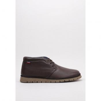 Callaghan 86905 Bota Caballero Hombre Marrón - Bota de piel, color marrón, diseño clásico, suela de goma antideslizante, plantilla acolchada para mayor comodidad, cierre con cordones