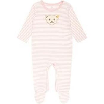 Mono de bebé Steiff de manga larga color plata y rosa, unisex, talla 74