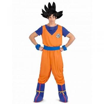 Disfraz Goku Adulto Talla L (Camiseta, fajín, pantalón, cubrebotas y brazaletes)
