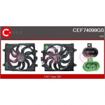 Motor eléctrico ventilador del radiador CASCO CEF74099GS