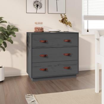 Aparador de madera maciza de pino 80x40x75 cm