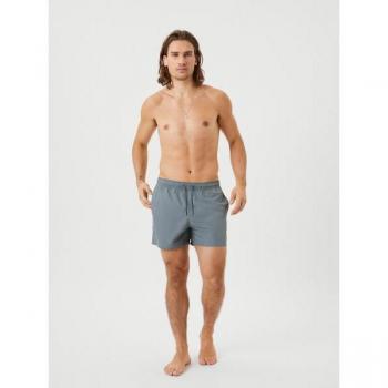 Borg Solid Swim Shorts, Grey, XXL