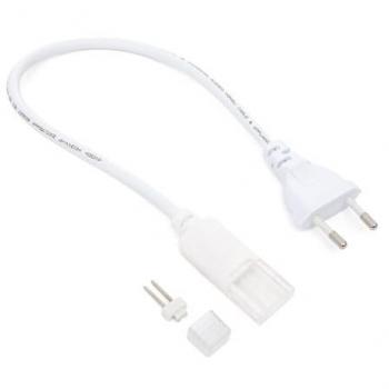 Cable para Tira LED Autorectificado 220V AC SMD IP65 Ancho 12mm Monocolor Blanco