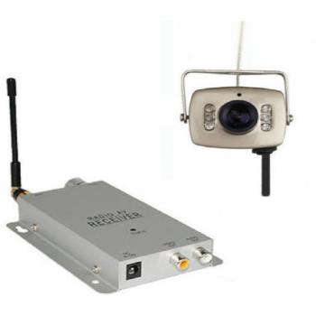 Kit Cámara Inalámbrica Color con 6 LED, Wifi, Audio y Video hasta 200 m para Videovigilancia