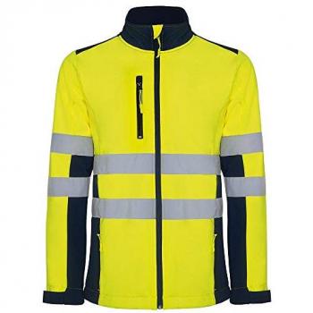 Chaqueta Softshell Bicolor de Alta Visibilidad con Cintas Reflectantes ANTARES