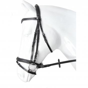 Horka Brida Verdi, negro y dorado, Pony