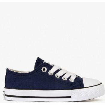 Zapatillas puntera Conguitos 28301 de lona con cordones.