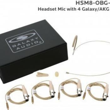 Galaxy Audio HSM8 Omni-Directional Headset Microphone
